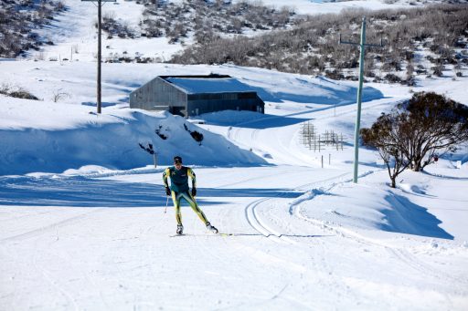Falls Creek Cross Country Skiing Falls Creek Cross Country Skiing along the trails