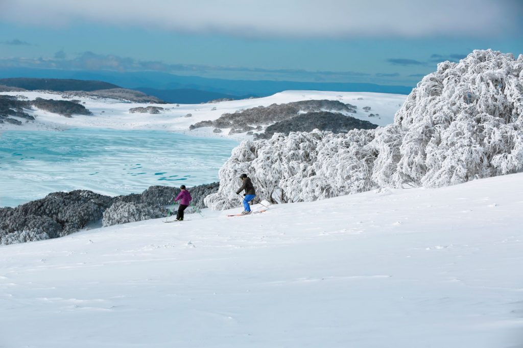 Skiing at Falls Creek with Lake Our Destination Winter