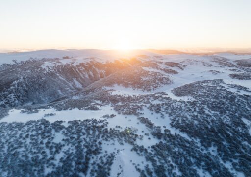 Aerial View of Bogong High Plains