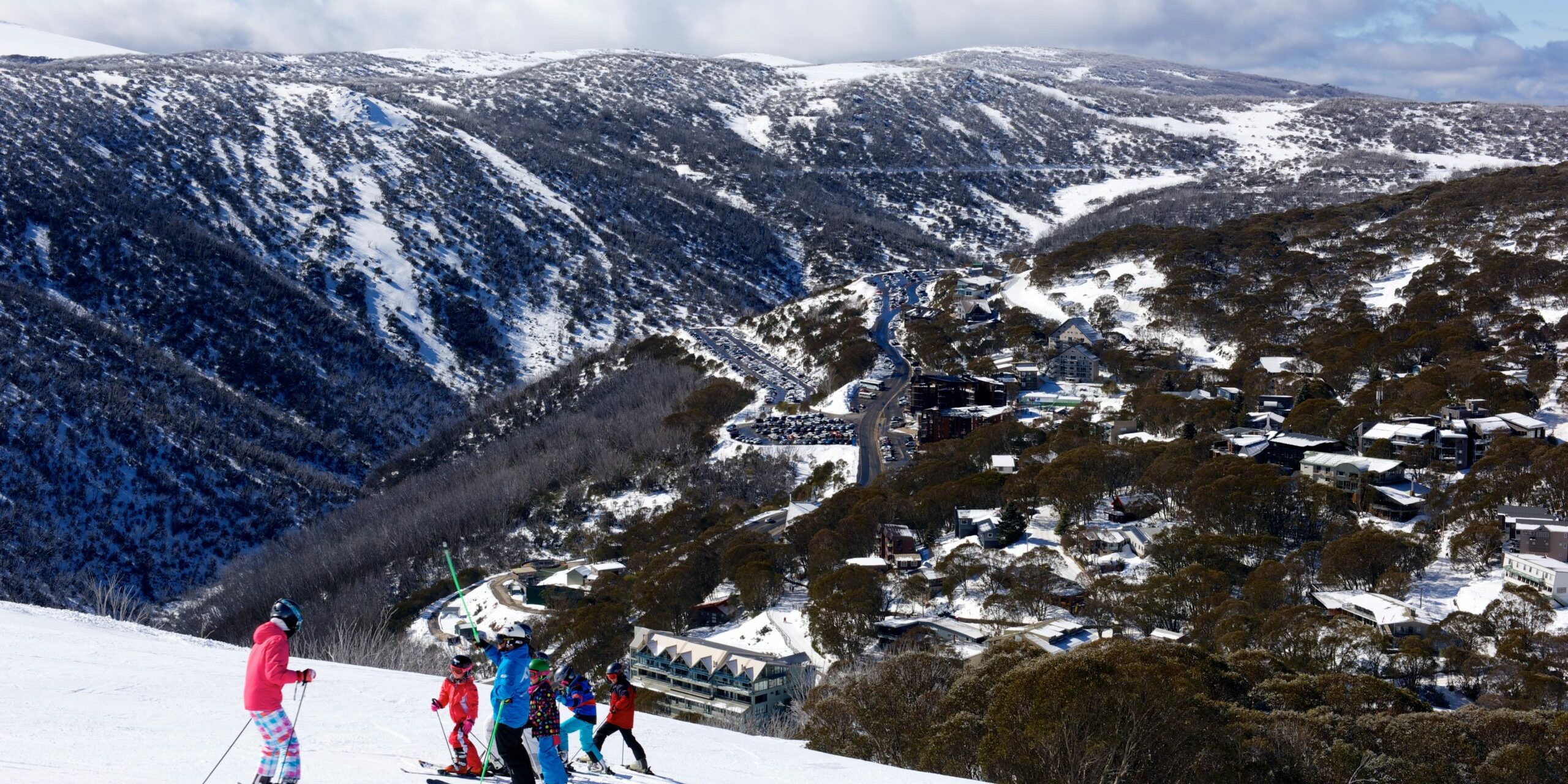 After close to 20cm of new snow this week, Falls Creek is well positioned with just over 5 weeks remaining in the 2015 snow season with a natural base around 100cm &amp; 170cm in snowmaking areas. Students enjoy ski school at  at Falls Creek this week.